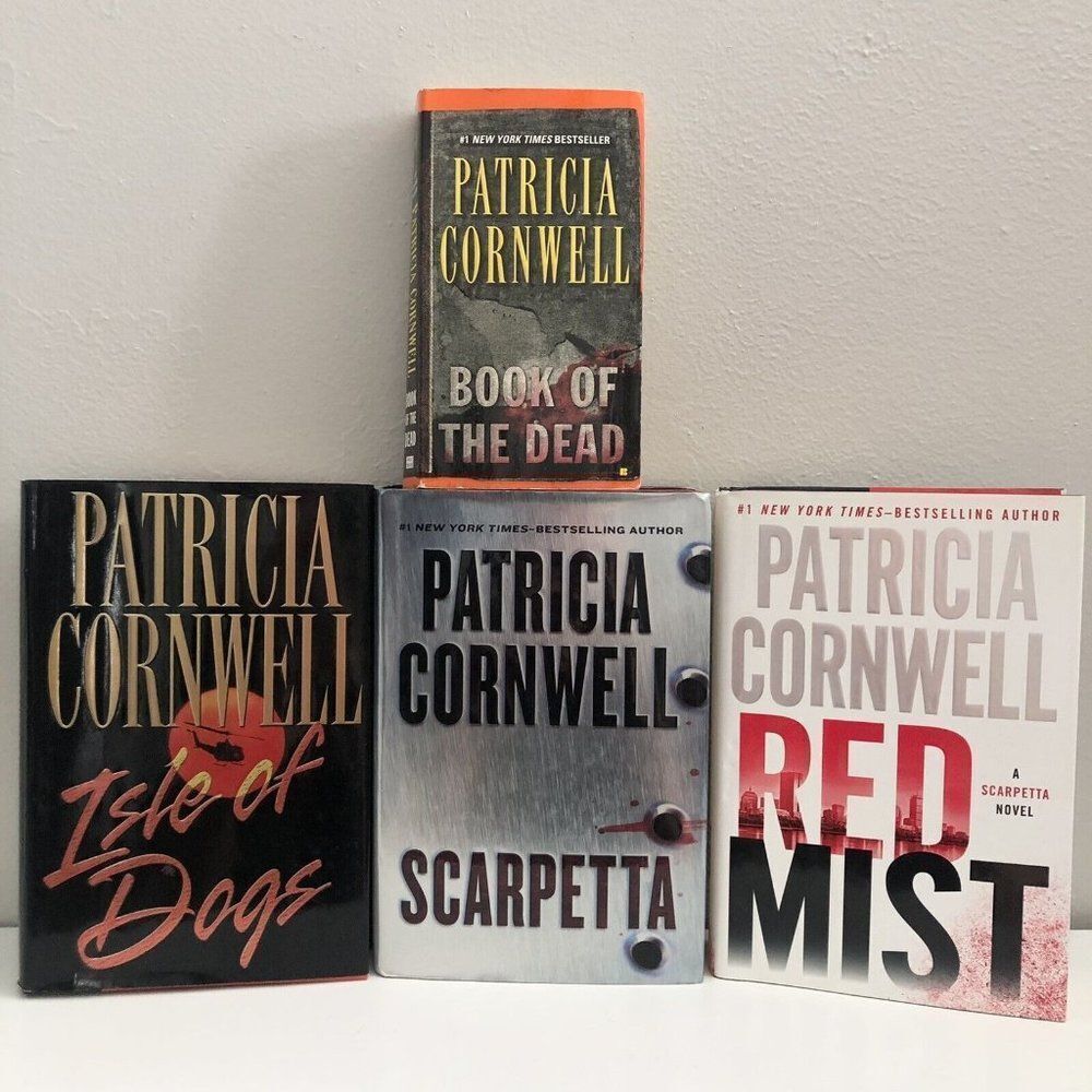 Kay Scarpetta Series (3) & Isle Of Dogs 4 Book Lot Patricia Cornwell HC & PB